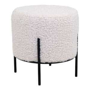 House Nordic Bílý pouf ALFORD